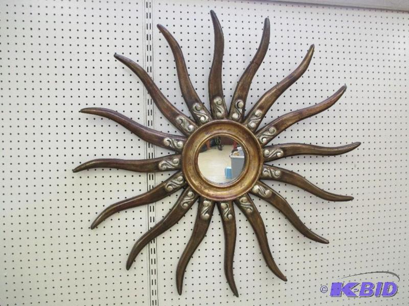 Beautiful Old World Style Sun Ray Mirror
