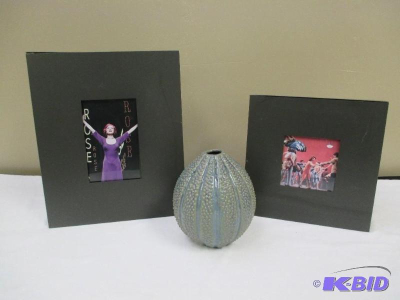 Metal Box Frames & Vase