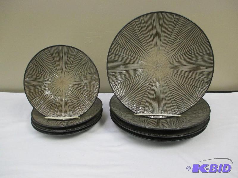 8 Home Trends Old World Style Dinner & Salad Plates