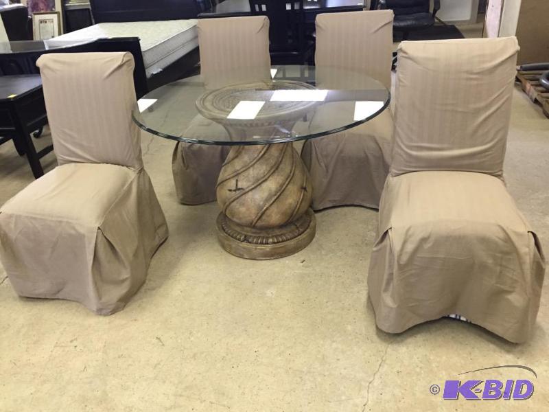 Glass Top Table,Model Home Furniture