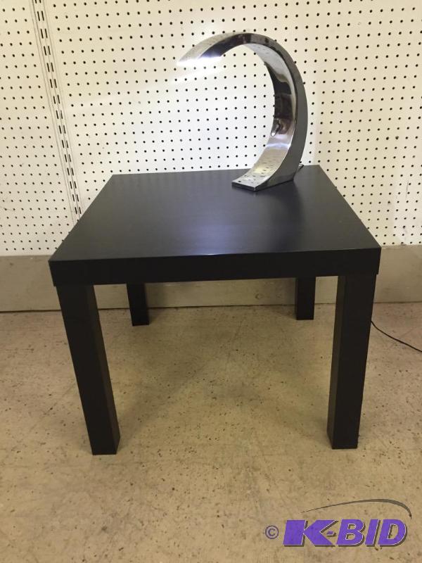 Contemporary Table and Lamp