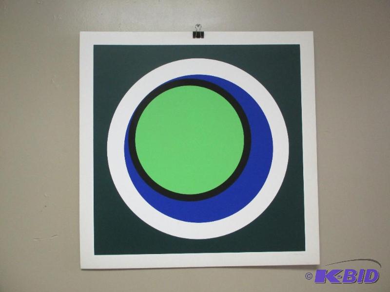 Denise Rene Editeur Signed & Numbered Circle Print