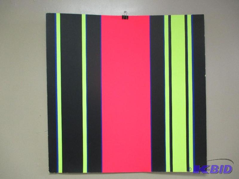 Denise Rene Editeur Signed & Numbered Red Black & Yellow Abstract Print