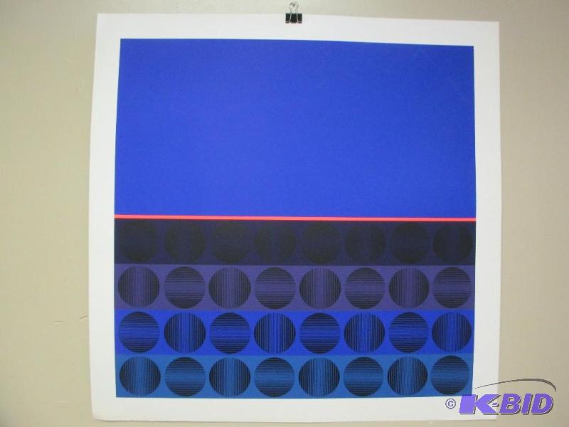 Denise Rene Editeur Signed & Numbered Circle & Square Print