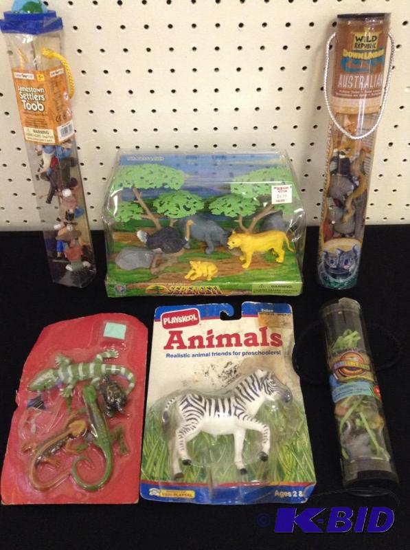 Lot of Toy Animals