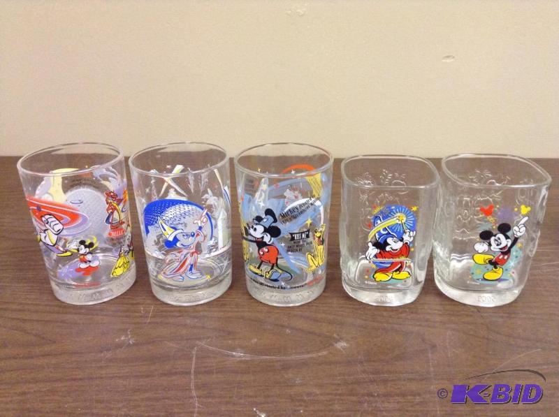 Disney Mickey Mouse Drinking Glasses
