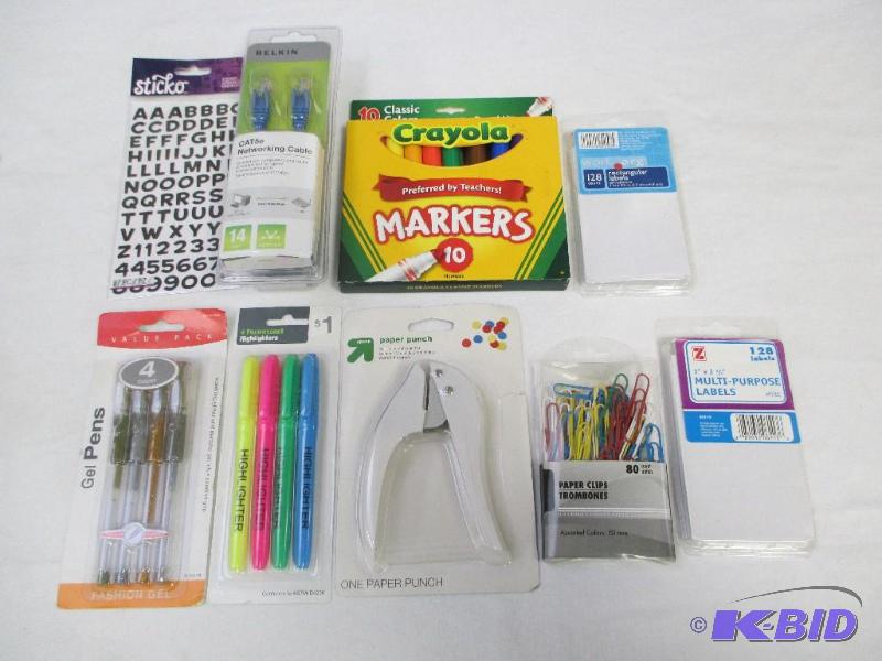 Lot of New Office Supplies