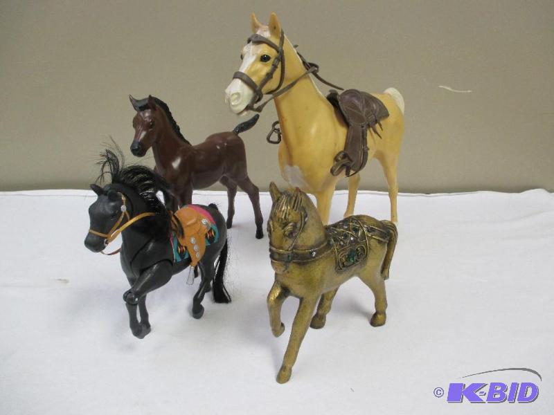 Lot of Toy Horses - Marx 