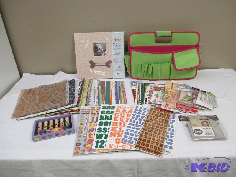 Scrapbook Paper, Stickers, Rubber Stamps, Album & Organizer