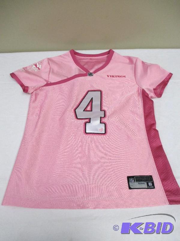 Pink MN Vikings Brett Favre Jersey