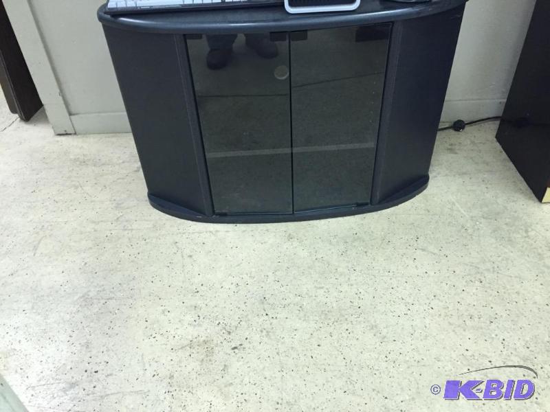 Black Corner Entertainment Stand