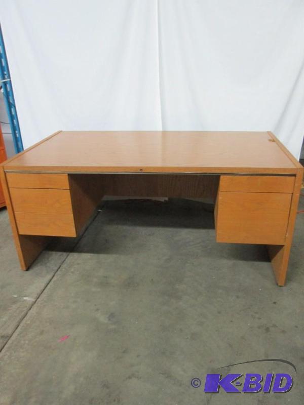 Large Oak Office Desk