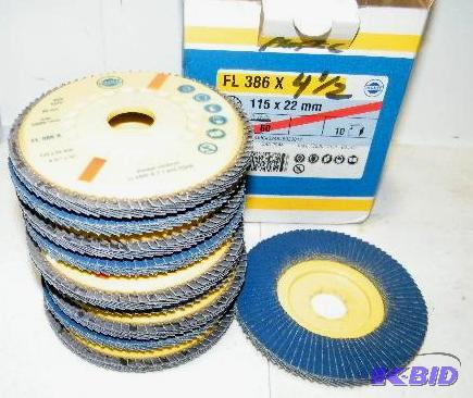 lot 23 image: Hermes Ten Piece Disc&nbspSanding Wheel Set ...