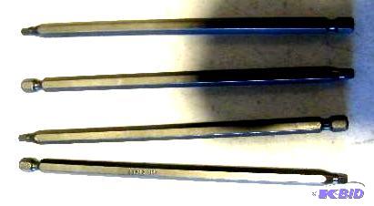 lot 46 image: Four Piece #3 Square Drive DrillScrew Driver...