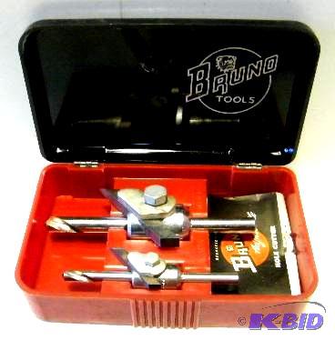 lot 52 image: Two Bruno Tools Fly Hole Cutters - New In Box...