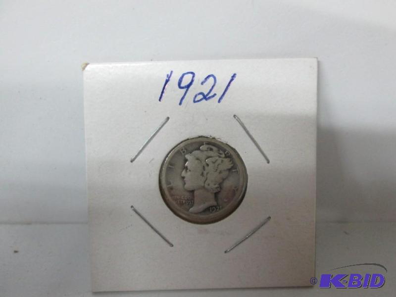 1921 Mercury Dime