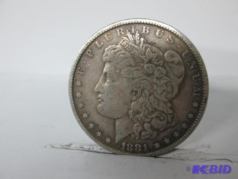 1881 Morgan Silver Dollar