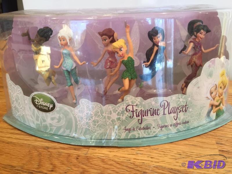 lot 1 image: Disney Fairy Figurine Playset
