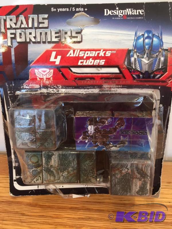 lot 20 image: Transformers Cubes