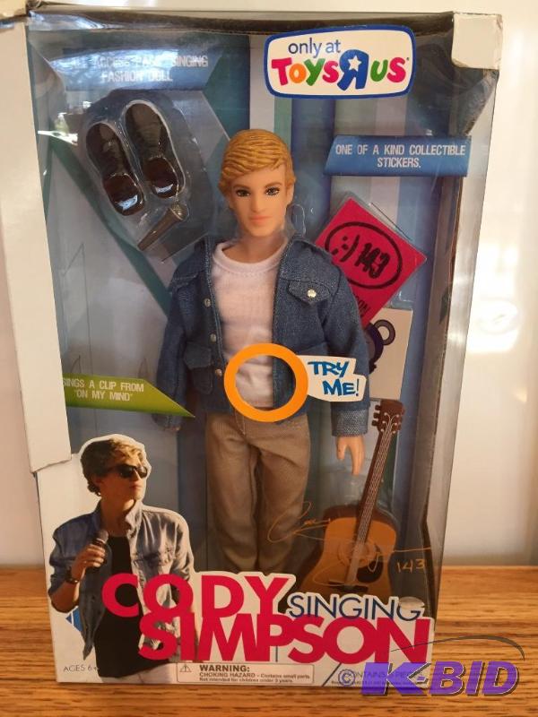 lot 25 image: Cody Simpson Singing Doll