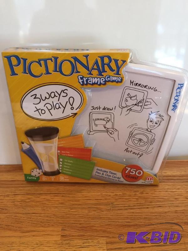 lot 40 image: Pictionary Frame Game