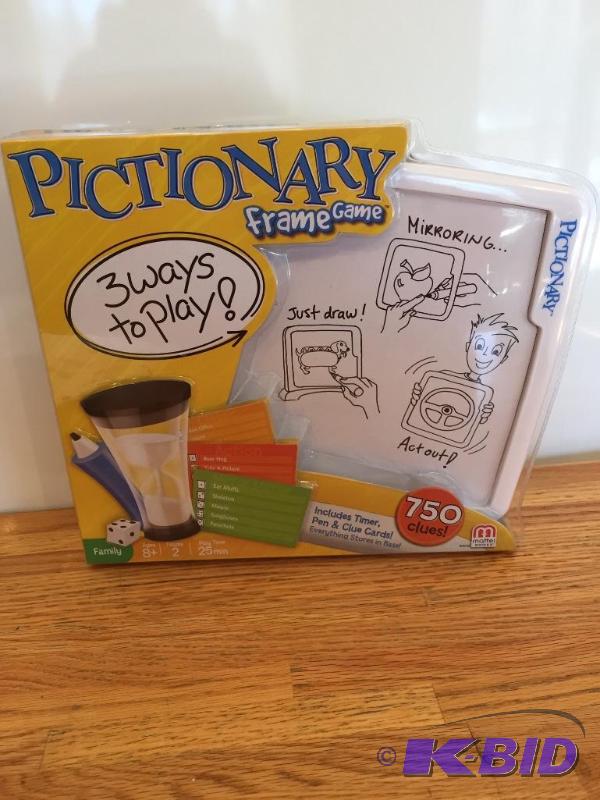 lot 41 image: Pictionary Frame Game