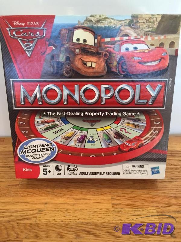 lot 51 image: Disney Cars 2 Monolopy Game