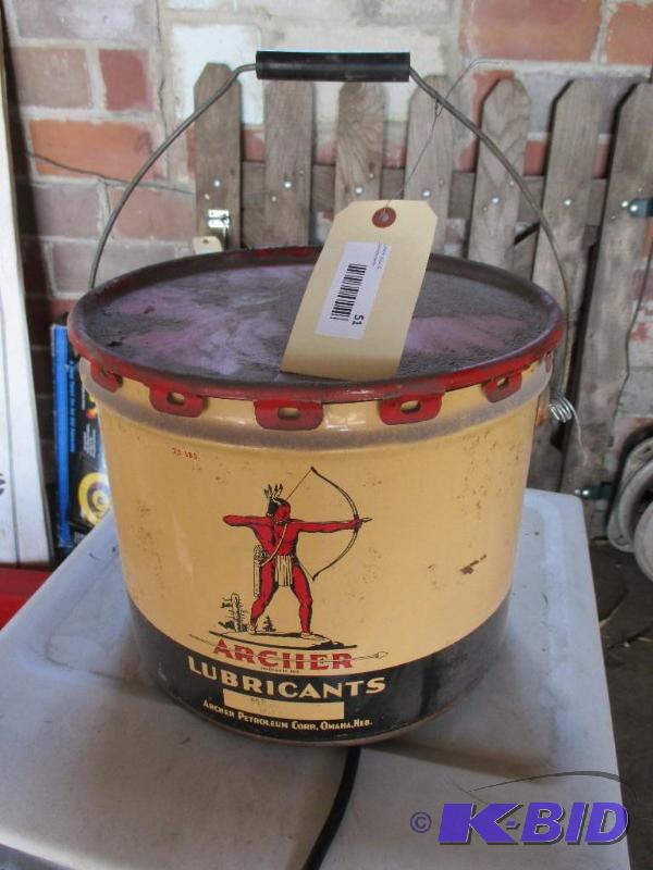 lot 51 image: Antique Arrow can...