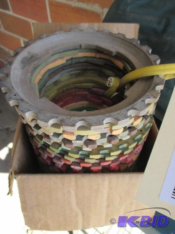 lot 58 image: John Deere planter plates...