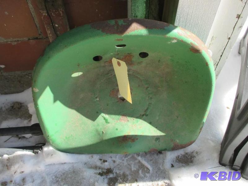 lot 62 image: Vintage tractor seat...