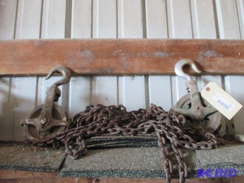 lot 66 image: Chain hoist, approx 8...