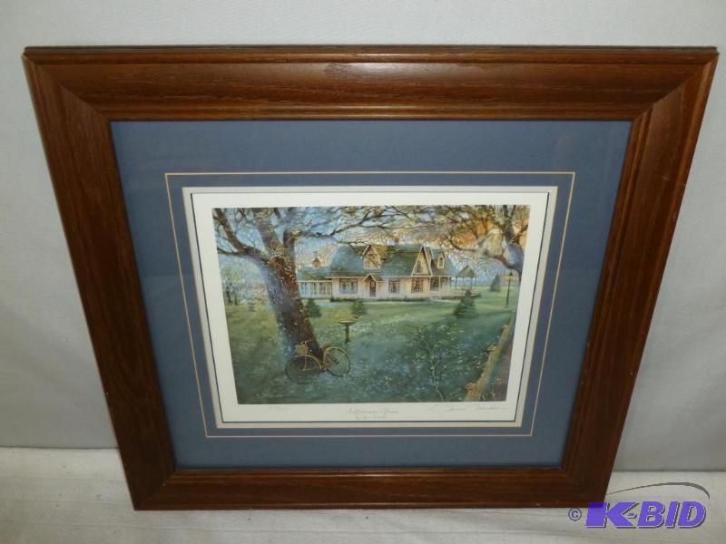 lot 10 image: Gene Ronca " Afternoon Glow " signe...