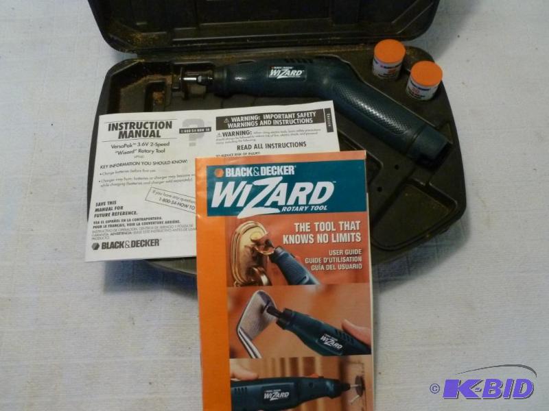 lot 102 image: Black & Decker Wizard rotary tool....