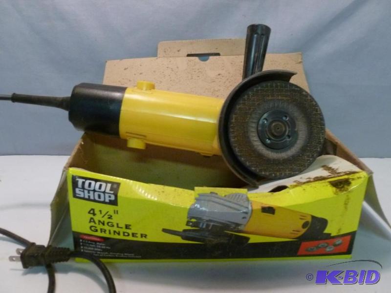 lot 106 image: Tool Shop 4 12" angle grinder, tested a...