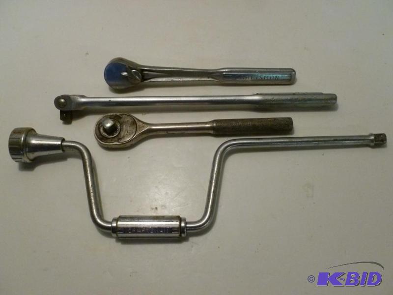 lot 131 image: Lot of four large 34" socket tools that...