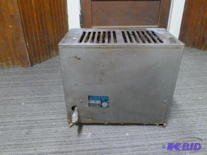 lot 144 image: Kenmore propane gas fish house heater....