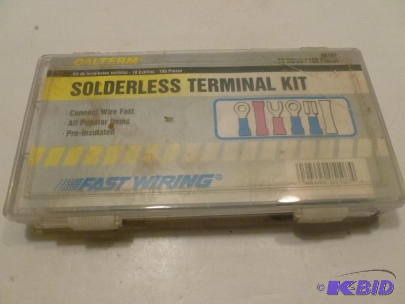 lot 153 image: Calterm - Fast Wiring solderless terminal kit...