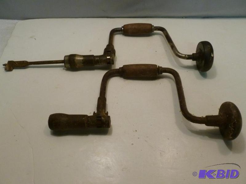 lot 161 image: Lot of two vintage hand speed drills, that in...