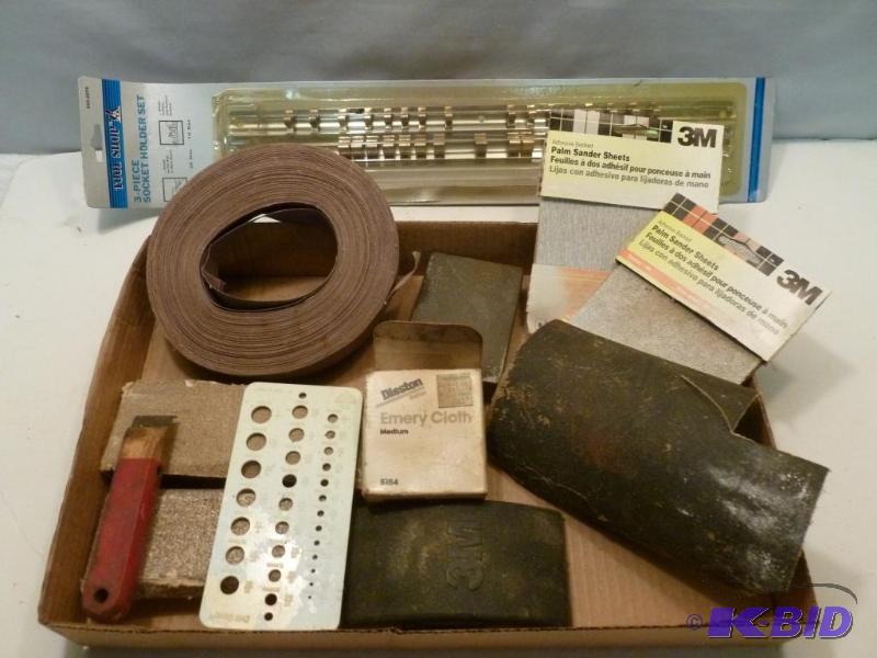 lot 164 image: This lot consists of new socket holders, sand...