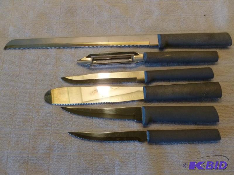 lot 214 image: Lot of six Rada Cutlery items that includes f...