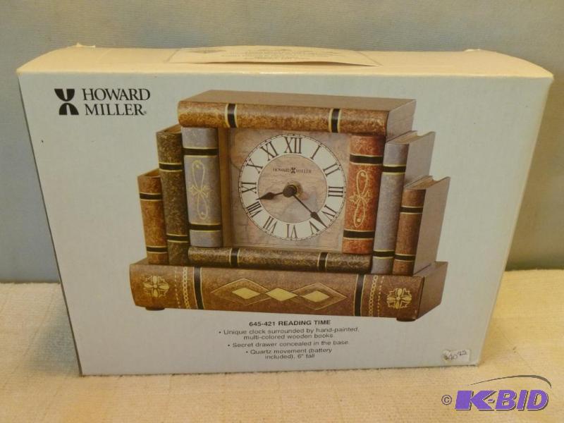 lot 229 image: Howard Miller reading time battery operated m...