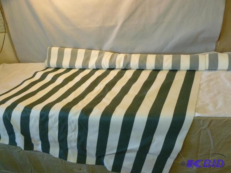 lot 241 image: large roll of outdoor type awning material th...