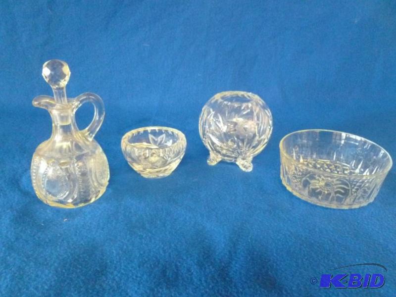 lot 273 image: Lot of four good quality lead crystal glass p...