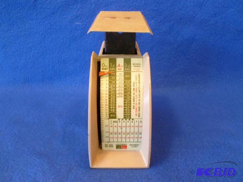 lot 277 image: Vintage 1968 Hanson postal scale model 1546A....
