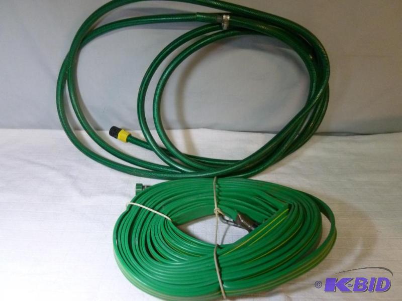 lot 349 image: Lot of two garden hoses. ...
