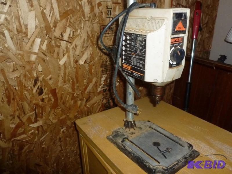 lot 5 image: Shopcraft 12" variable speed drill pres...