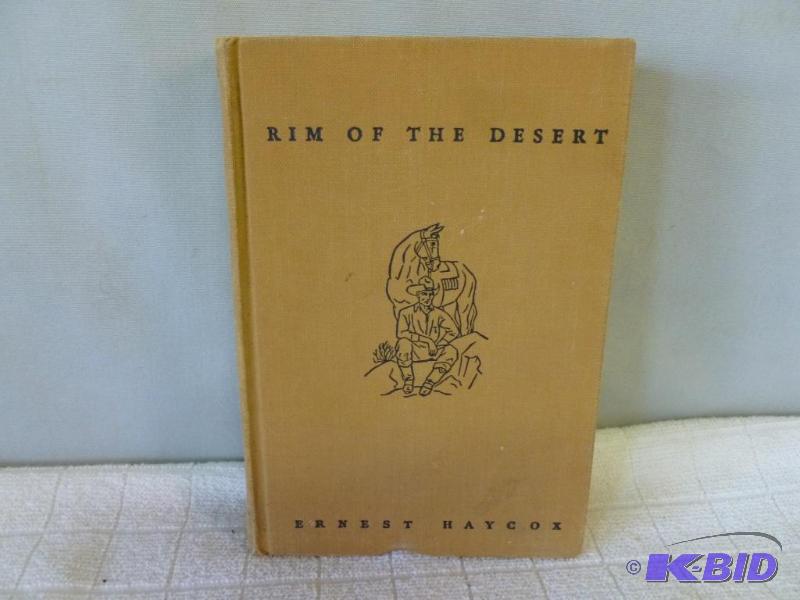 lot 52 image: Vintage Book - Rim Of The Desert - 1941....
