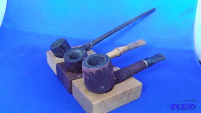 Felt covered burgundy pipe-LHS stem(no other ...
