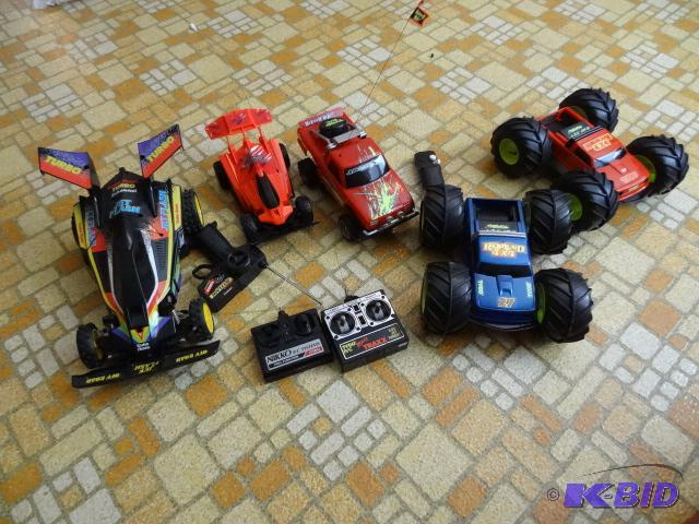 4 Remote Control Cars...