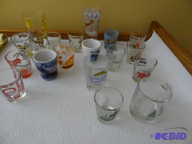Box of Misc Shot Glasses...